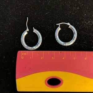 Earrings 14kt white gold